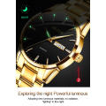 2020 marca OLEVS masculino negócios cronógrafo relógio de pulso à prova d&#39;água de quartzo lua ouro pulseira de aço inoxidável para homens